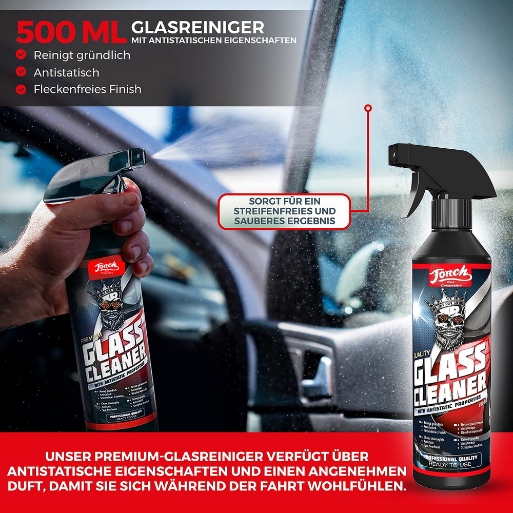 Glass Cleaner – Cam Temizleyici | Torch Cars Profesyonel Cam Temizleme Çözümü - Görsel 3